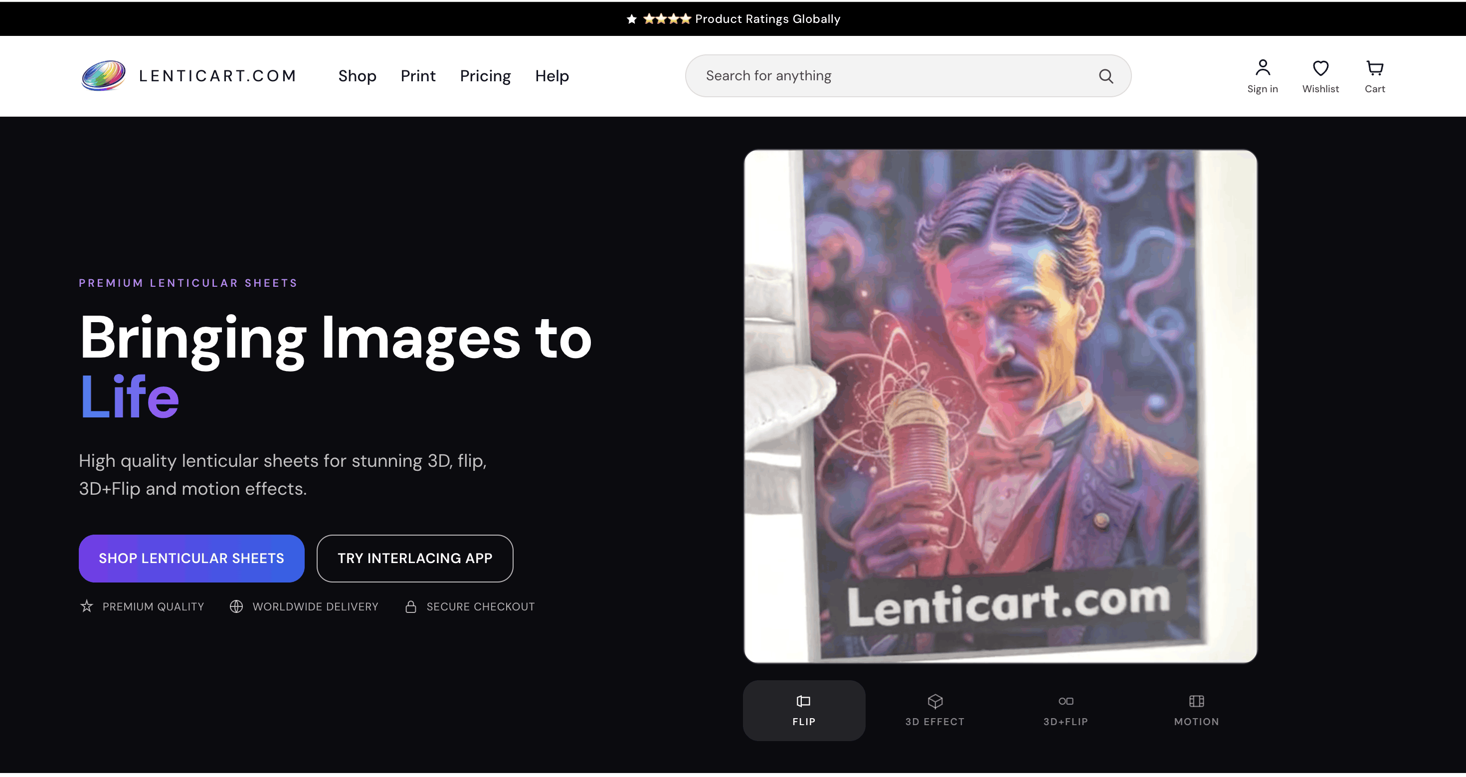 Lenticart ecommerce homepage built by Jujubor Tech